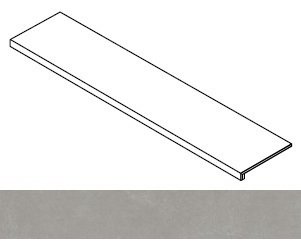 Ступень Rinascente Grey фронтальная 33x80