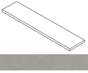 Ступень Rinascente Grey угловая правая 33x120