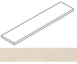 Ступень Rinascente Ivory угловая левая 33x160