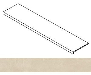 Ступень Rinascente Resin Cream фронтальная 33x120