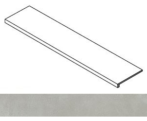 Ступень Rinascente Resin Pearl фронтальная 33x120