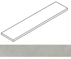 Ступень Rinascente Resin Pearl угловая левая 33x160