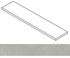 Ступень Rinascente Resin Pearl угловая правая 33x80