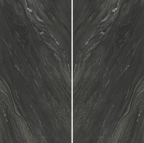Керамогранит Black Tempest Bookmatch Silk 162x324