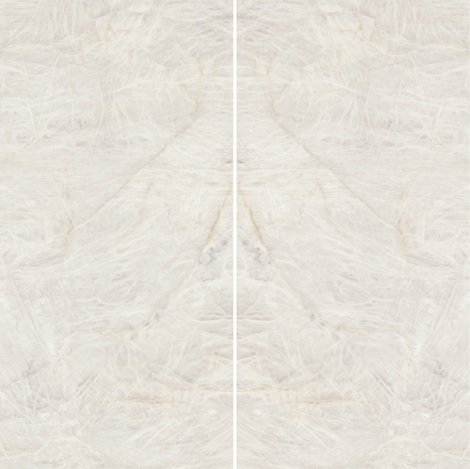 Керамогранит Crystal White Polished Bookmatch 12 mm 162x324