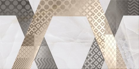 Декор Палермо Вставка D1 Геометрия 25x50