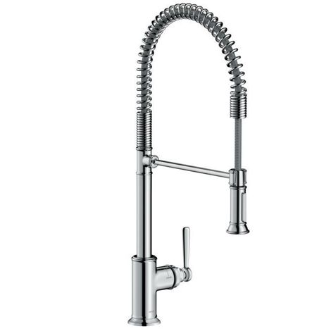 Axor Montreux Semi-Pro смеситель для кухни с гибким изливом 16582800/Сталь фото 1