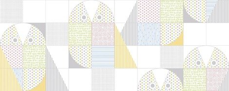 Плитка Палитра Декор Букля 20,1x50,5