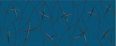Декор Vela Indigo Stella 20,1x50,5