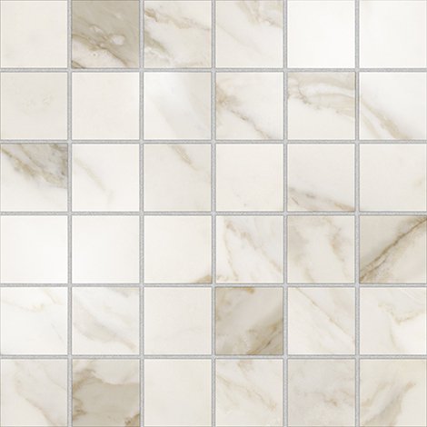 Мозаика Calacatta R90 Mosaico Lux Gold