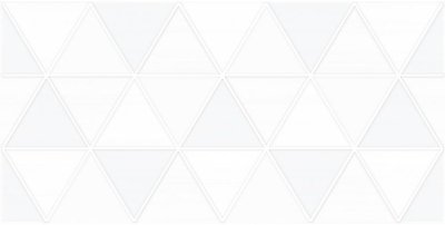 Декор Блум Геометрия белый 20x40