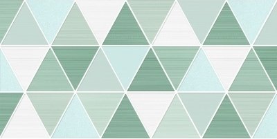 Декор Блум Геометрия бирюзовый 20x40
