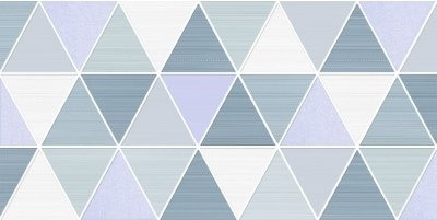 Декор Блум Геометрия голубой 20x40