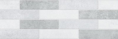 Декор Грэйс кирпичи серый 20x60