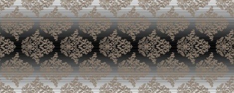 Плитка Бристоль черный 20x50