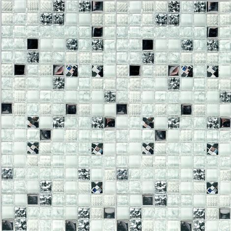 Мозаика Crystal White 1,5x1,5
