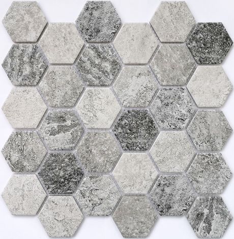 Мозаика Olmeto Grey 5,1х5,9 фото 1