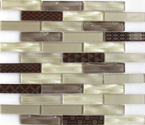Мозаика Optima Brown 2,3x9,8