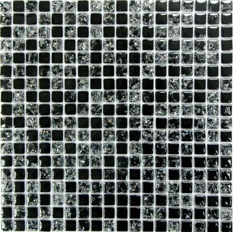 Мозаика Strike Black 1,5x1,5 фото 1