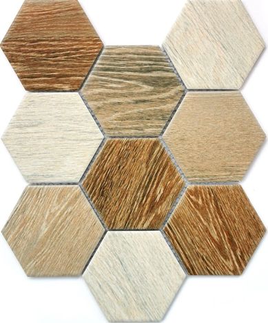 Мозаика Wood Comb 9,5х11 фото 1