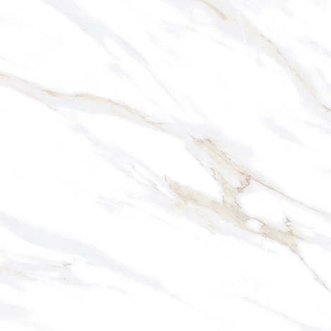 Керамогранит Calacatta Clarity Gold белый Полированный 80x80 фото 1