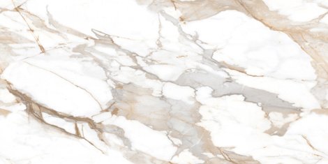 Керамогранит Calacatta Fairy Gold бежевый Полированный 60x120
