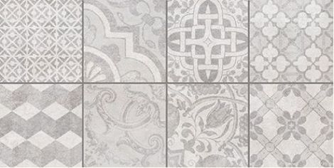 Декор Ceramica Classic Bastion с пропилами мозаика серый 20x40