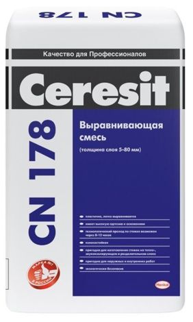 CN 178 Выравнивающая смесь для пола (от 5 до 80 мм) (25 кг)