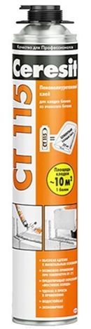 CT 115 Пенополиуретановый клей для кладки блоков из ячеистого бетона (0,85 л)