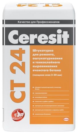 CT 24 Штукатурка для ячеистого бетона 25 кг