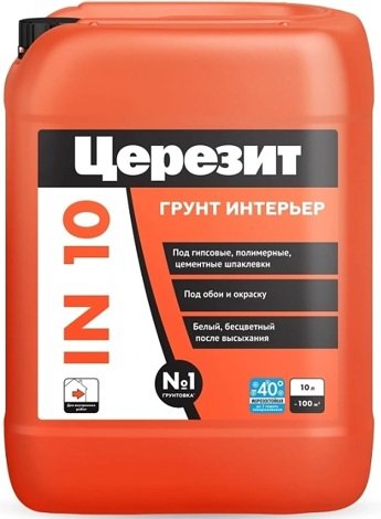 IN 10 Грунт Интерьер Грунтовка (10 л) фото 1