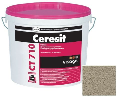 Visage СТ 710 Декоративная штукатурка с эффектом природного камня Песчаник Cairo Beige (20 кг)