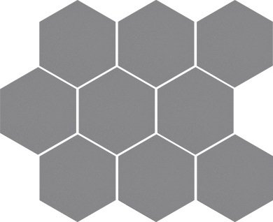 Декор Cambia grafit lappato Heksagon 27,53x33,4