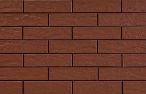 Фасадная плитка Elewacja rustiko burgund 6,5x24,5