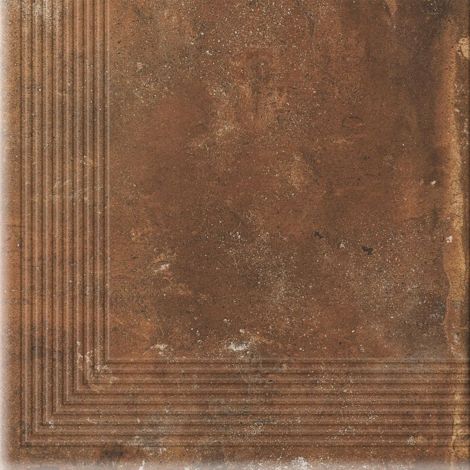 Ступень Piatto red наружная 30x30