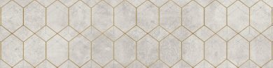 Керамогранит Softcement White geo 29,7x119,7