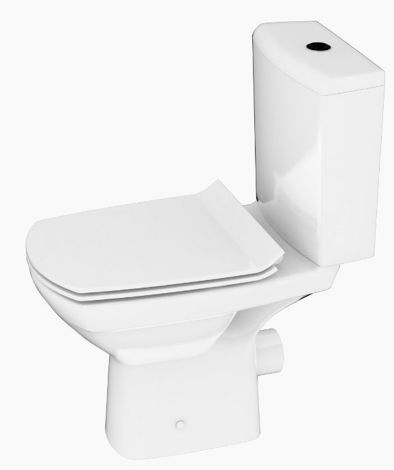 Cersanit Carina CLEAN ON Унитаз-компакт с сиденьем SLIM LIFT плавное опускание фото 1
