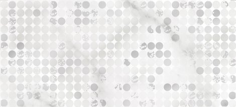 Декор Glitter Вставка белый 20x44