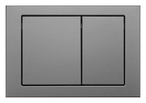 Cersanit Link M05 Кнопка слива двойная (хром матовый) фото 1