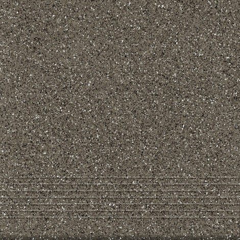 Ступень Milton серый рельеф 29,8x29,8