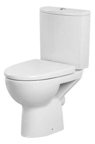 Cersanit Parva Clean On Унитаз-компакт с сиденьем Easy-off дюропласт плавное опускание, слив 3/5 л фото 1