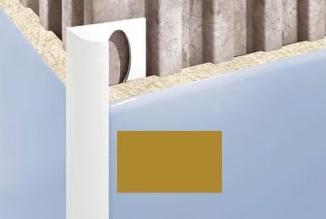 Профиль технический Внешний 7 мм, золото 0,7x250