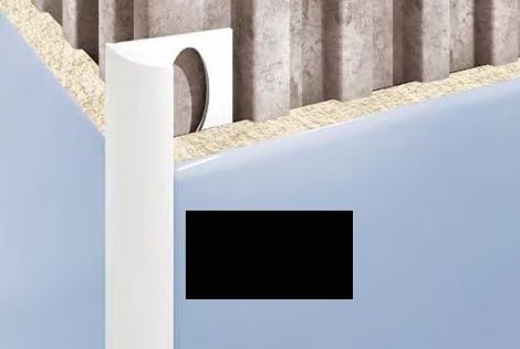 Профиль технический Внешний 9 мм, черный 0,9x250