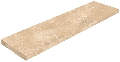 Ступень Аурелия Беж угловая левая 33x120