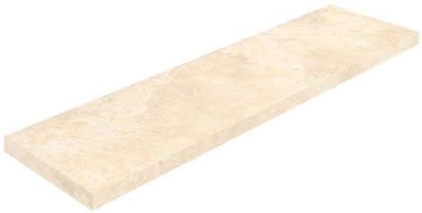 Ступень Аурелия Уайт угловая левая 33x120