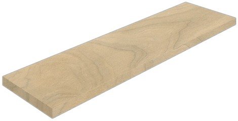 Ступень Бормио Сэнд угловая левая 33x120