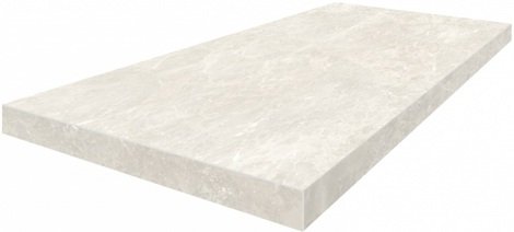 Ступень Да Винчи Уайт угловая левая 33x60