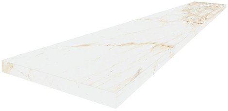 Ступень Канова Уайт угловая левая 33x60