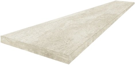 Ступень Крета Уайт угловая левая 33x60