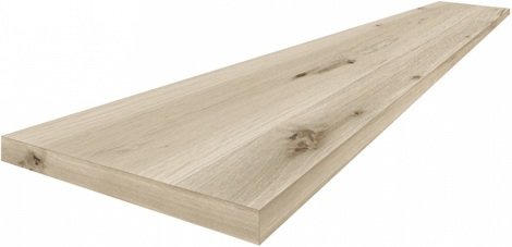 Ступень Натура Уайт угловая левая 33x120